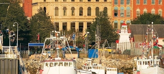 a ship dock in the City of Saint John